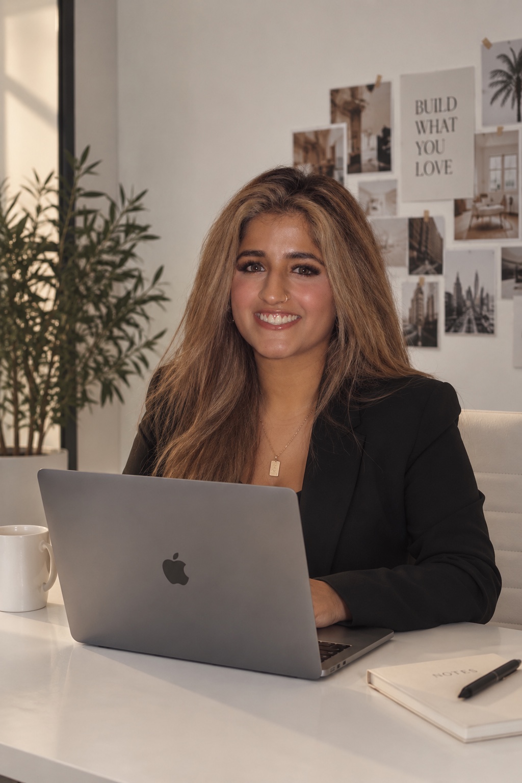 Jessica Chaudhary, founder and creative lead of Pink Pixel Social